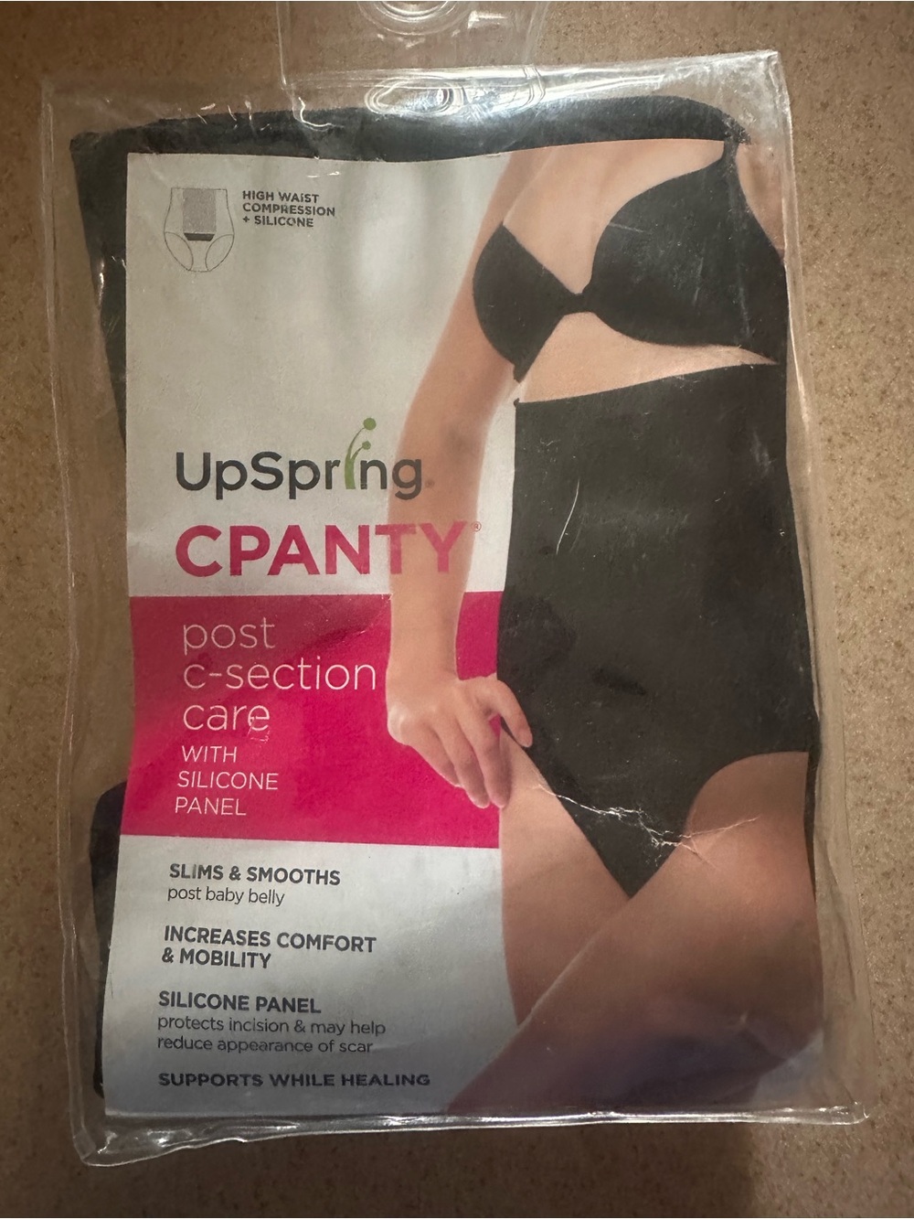 CPANTY Post C-Section High-Waist Recovery Brief in Black